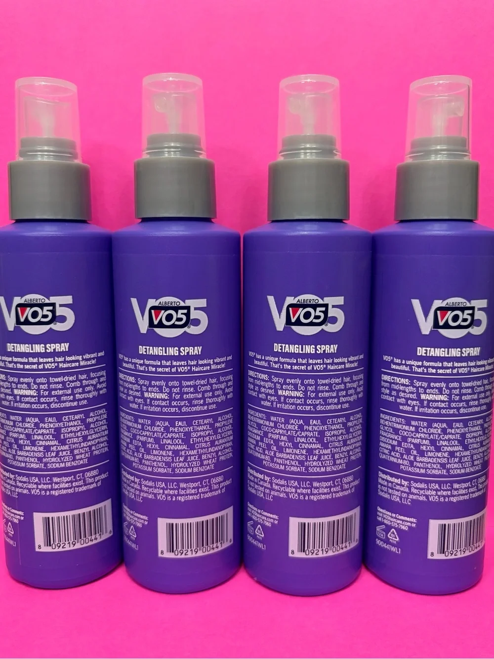 FOUR VO5 Haircare Miracle Detangling Sprays — Absolute 10 Leave-In Conditioner